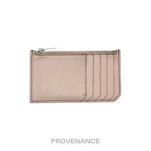 🔴 Saint Laurent Paris SLP Fragment Zip Card Wallet - Powder Pink